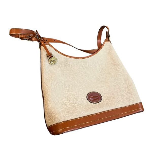 Vintage Dooney & Bourke R151 All-Weather Leather Hobo Shoulder Bag - Picture 8 of 14